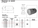REZERVOAR VAZDUHA FI 246X700/4P 30L 50-0300B2
