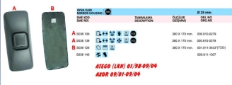 KUCISTE RETROVIZORA SA MOTOROM 380X170 SAM-209,272