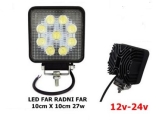 FAR RADNI CETVRTASTI LED 27W RTD